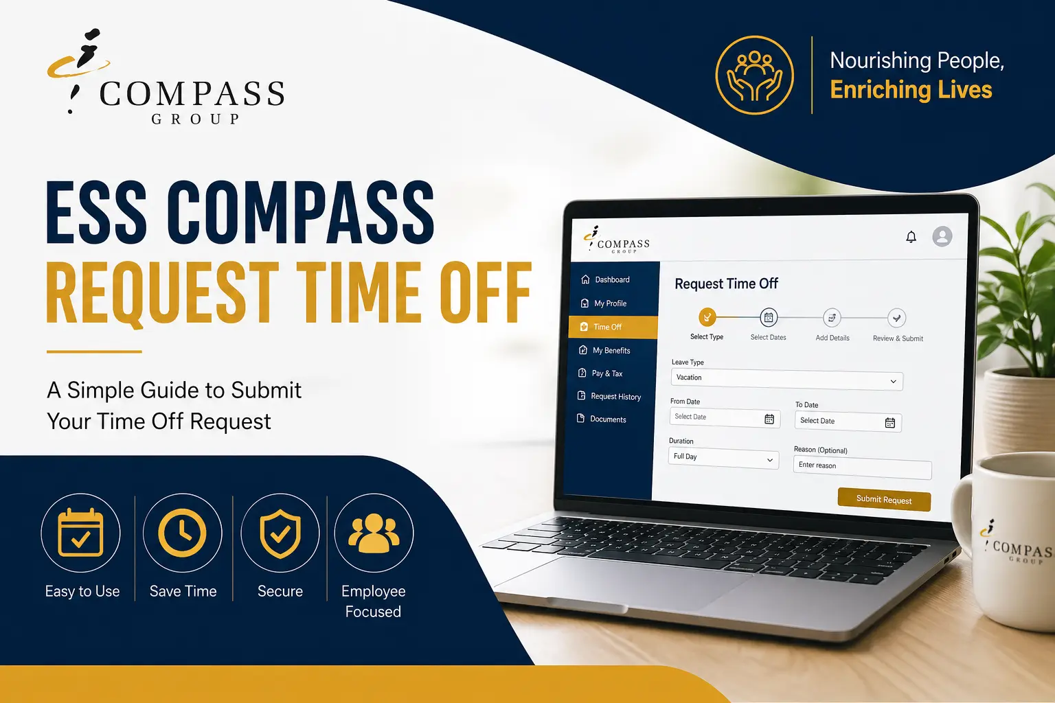 ess compass time off request featured image